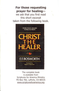 PS-029 - Healing is Our Born-Again Birthright {Christ Healer pamphlet}