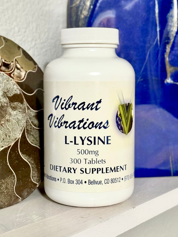 L-Lysine 500 mg tablets