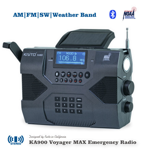 NEW 2022 Shortwave Radio  KA900 Voyager MAX